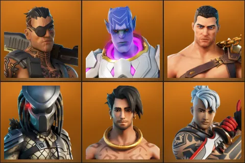 Joey, Kymera, Menace, Predator, Raz, Ronin