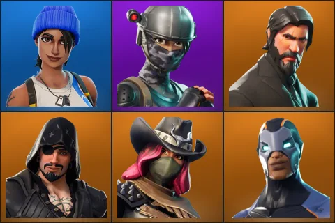 Blue Team Leader, Elite Agent, The Reaper, Blackheart, Calamity, Carbide
