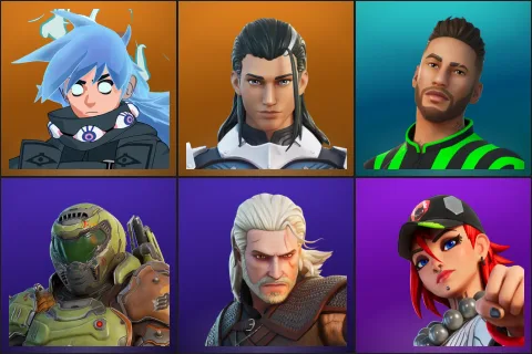 Nezumi, The Ageless, FFC Neymar Jr, Doom Slayer, Geralt of Rivia, Dusty