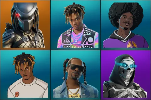 Predator, Juice WRLD, LBC '93 Dogg, Slayer Juice WRLD, Snoop Dogg, Skull Commander