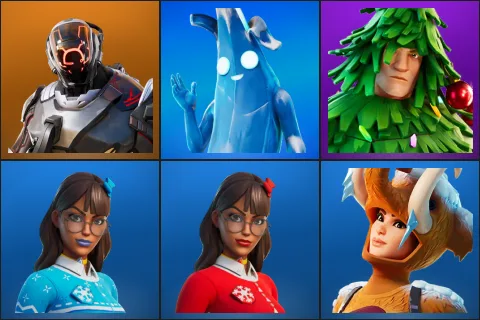 The Scientist, Polar Peely, Lt. Evergreen, Blizzabelle, Krisabelle, Wooly Warrior