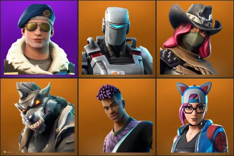 Royale Bomber, A.I.M., Calamity, Dire, Fade, Lynx