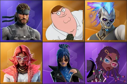 Solid Snake, Peter Griffin, Renzo the Destroyer, Valeria, Hope, Imani