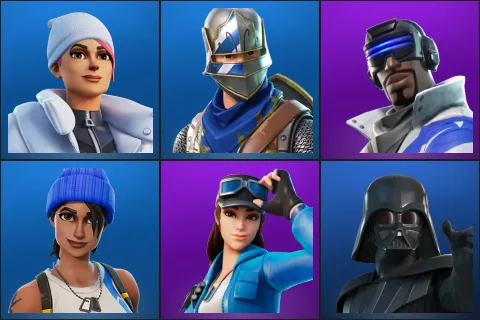 Blizzard Bomber, Blue Squire, Blue Striker, Blue Team Leader, Cloud Striker, Darth Vader