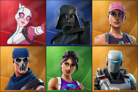 Gwenpool, Darth Vader, Rose Team Leader, Warpaint, World Warrior, A.I.M.