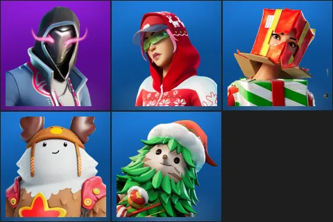 Xander, Arctic Adeline, Holiday Boxy, Sled Ready Guff, Winterfest Bushranger