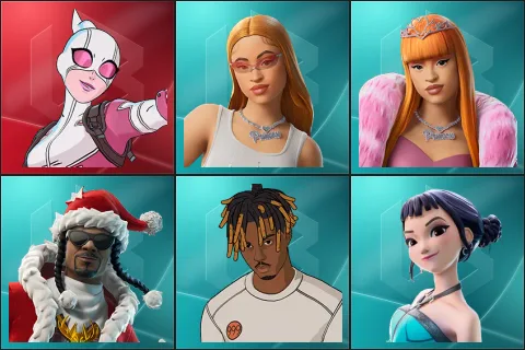 Gwenpool, Ice Spice, Rap Princess Ice Spice, Santa Dogg, Slayer Juice WRLD, Zoey (HUNTR/X)