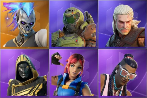 Renzo the Destroyer, Doom Slayer, Geralt of Rivia, Blitz Knight, Explorer Emilie, Massai