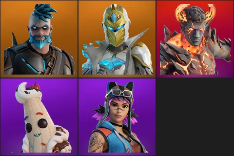 Omegarok, Spectra Knight, Heartbreak Ranger, Lil Split, Renegade Lynx