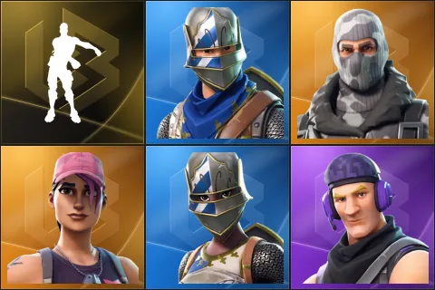 Floss, Blue Squire, Havoc, Rose Team Leader, Royale Knight, Sub Commander