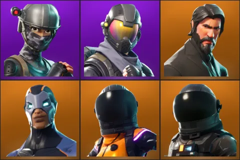 Elite Agent, Rogue Agent, The Reaper, Carbide, Dark Vanguard, Dark Voyager