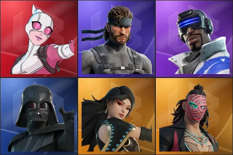 Gwenpool, Solid Snake, Blue Striker, Darth Vader, Era, Kado Thorne