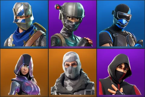 Blue Squire, Elite Agent, Fixer, Glow, Havoc, IKONIK