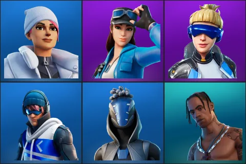 Blizzard Bomber, Cloud Striker, Neo Versa, Point Patroller, Sultura, Travis Scott