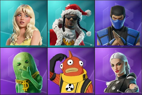 Sabrina Carpenter, Santa Dogg, Sub-Zero (MK3), Big Dill, Blinky Fishstick, Cassidy Quinn
