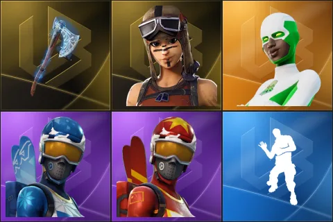 Leviathan Axe, Renegade Raider, Backlash, Mogul Master, Mogul Master (CHN), Laugh It Up