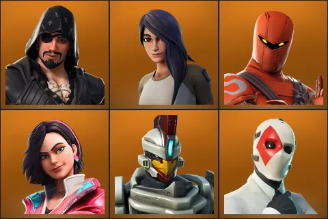 Blackheart, Gear Specialist Maya, Hybrid, Rox, Sentinel, Wild Card