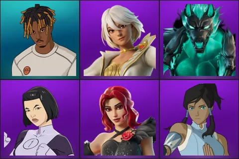 Slayer Juice WRLD, Aphrodite, Cerberus, Dupli-Kate, Gala Glimmer, Korra