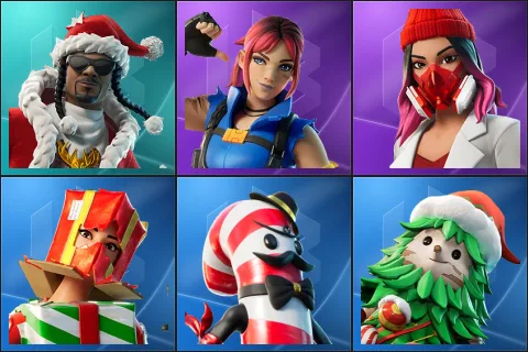 Santa Dogg, Explorer Emilie, Yulejacket, Holiday Boxy, Mr. Dappermint, Winterfest Bushranger