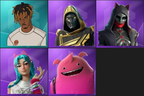 Slayer Juice WRLD, Blitz Knight, Felina, Katalina, Yeddy