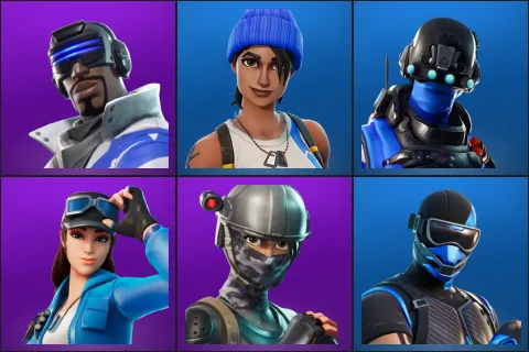 Blue Striker, Blue Team Leader, Carbon Commando, Cloud Striker, Elite Agent, Fixer