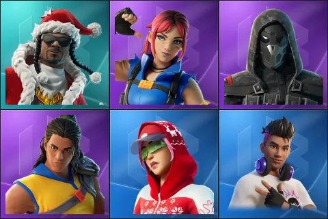 Santa Dogg, Explorer Emilie, NITE Unit Marksman, Trailblazer Tai, Arctic Adeline, Chord Kahele