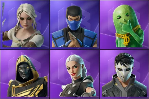 Ciri, Sub-Zero (MK3), Big Dill, Blitz Knight, Cassidy Quinn, Daigo