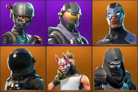 Elite Agent, Rogue Agent, Carbide, Dark Voyager, Drift, Enforcer