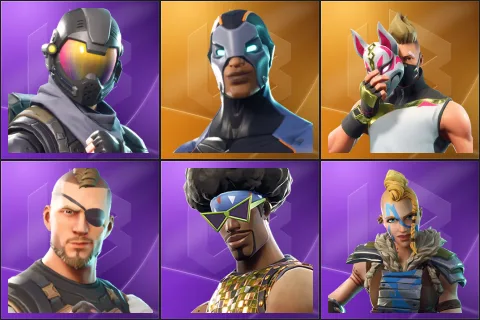 Rogue Agent, Carbide, Drift, Battlehawk, Funk Ops, Huntress