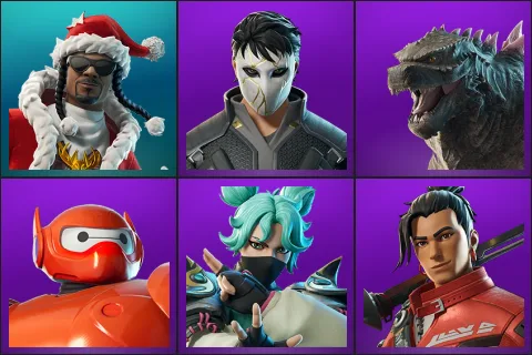 Santa Dogg, Daigo, Godzilla Evolved, Hero Baymax, Jade, Kendo