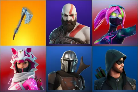Leviathan Axe, Kratos, Galaxia, Vi, Mandalorian, Green Arrow