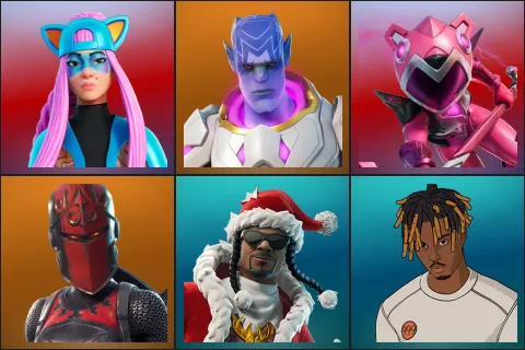 Alli, Kymera, Mecha Cuddle Master, Red Knight, Santa Dogg, Slayer Juice WRLD