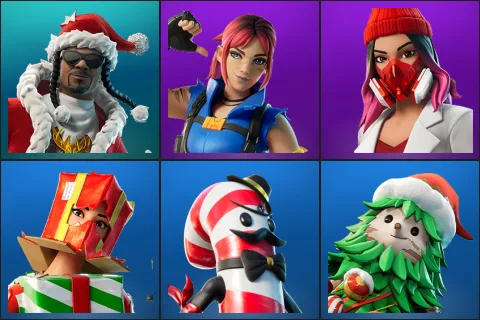 Santa Dogg, Explorer Emilie, Yulejacket, Holiday Boxy, Mr. Dappermint, Winterfest Bushranger