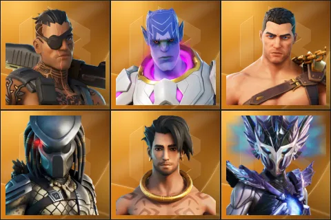 Joey, Kymera, Menace, Predator, Raz, Spire Assassin