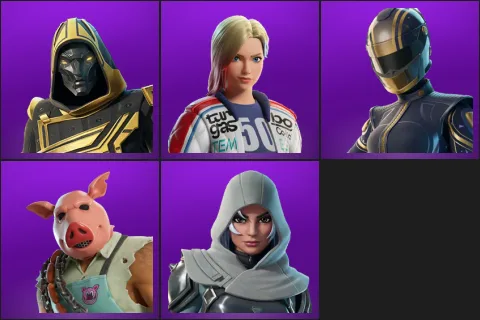 Blitz Knight, Dueling Dragons Jackie, Hairpin, Pig the Butcher, Vanguard Zadie