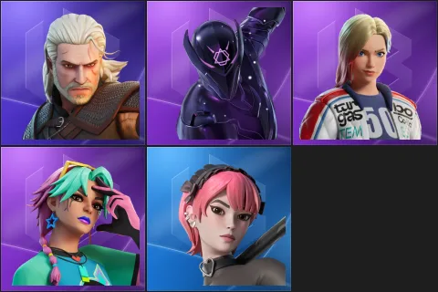 Geralt of Rivia, Axion Sentinel, Dueling Dragons Jackie, Selene, Mina Park