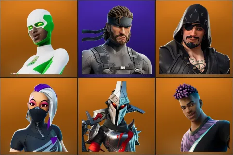 Backlash, Solid Snake, Blackheart, Catalyst, Eternal Knight, Fade