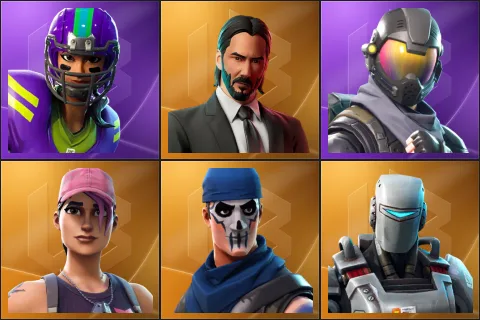 Blitz, John Wick, Rogue Agent, Rose Team Leader, Warpaint, A.I.M.