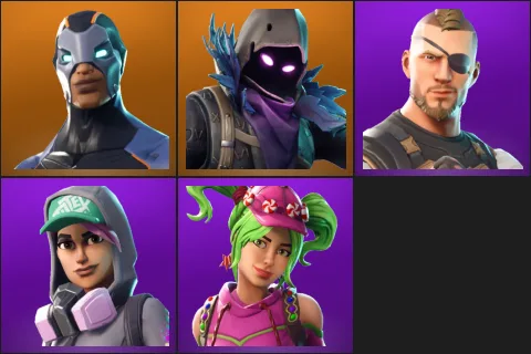 Carbide, Raven, Battlehawk, Teknique, Zoey