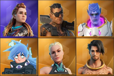 Aloy, Joey, Kymera, Nezumi, Paradigm (Reality-659), Raz