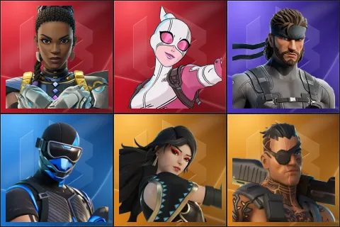 Shuri, Gwenpool, Solid Snake, Fixer, Era, Joey