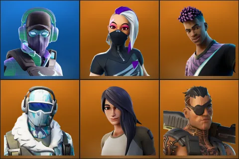 Breakpoint, Catalyst, Fade, Frostbite, Gear Specialist Maya, Joey