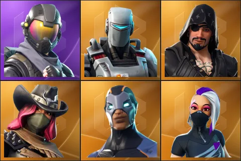 Rogue Agent, A.I.M., Blackheart, Calamity, Carbide, Catalyst