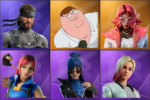 Solid Snake, Peter Griffin, Valeria, Explorer Emilie, Hope, Jackie