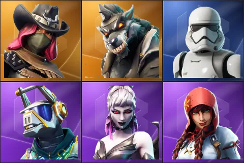 Calamity, Dire, First Order Stormtrooper, DJ Yonder, Dusk, Fable