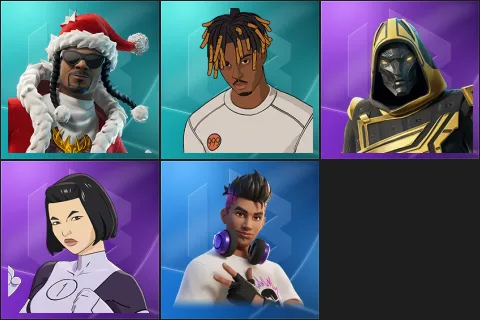 Santa Dogg, Slayer Juice WRLD, Blitz Knight, Dupli-Kate, Chord Kahele