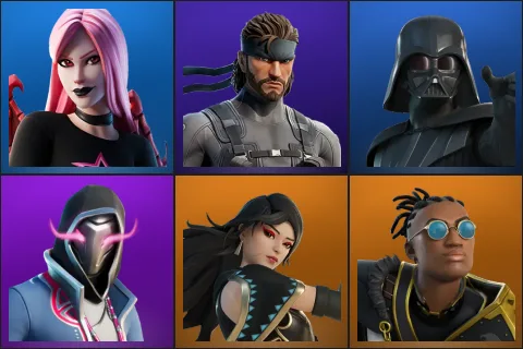 Haze, Solid Snake, Darth Vader, Xander, Era, Malik