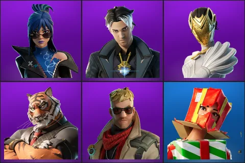 Hope, Montague, Nisha, Oscar, Vengeance Jones, Holiday Boxy