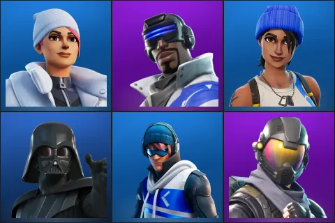 Blizzard Bomber, Blue Striker, Blue Team Leader, Darth Vader, Point Patroller, Rogue Agent