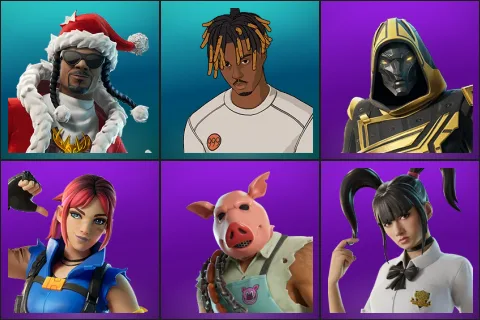 Santa Dogg, Slayer Juice WRLD, Blitz Knight, Explorer Emilie, Pig the Butcher, Yuki Yubari